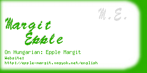 margit epple business card
